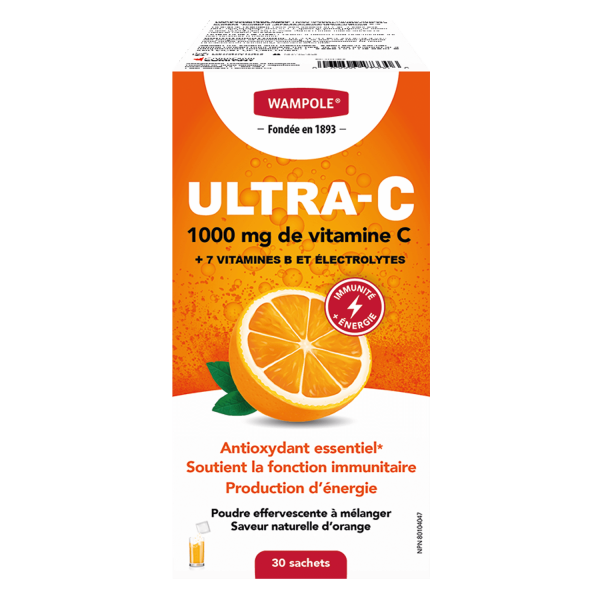 EN SOLDE - ULTRA-C ORANGE 1000MG POUDRE EFFERVESCENTE